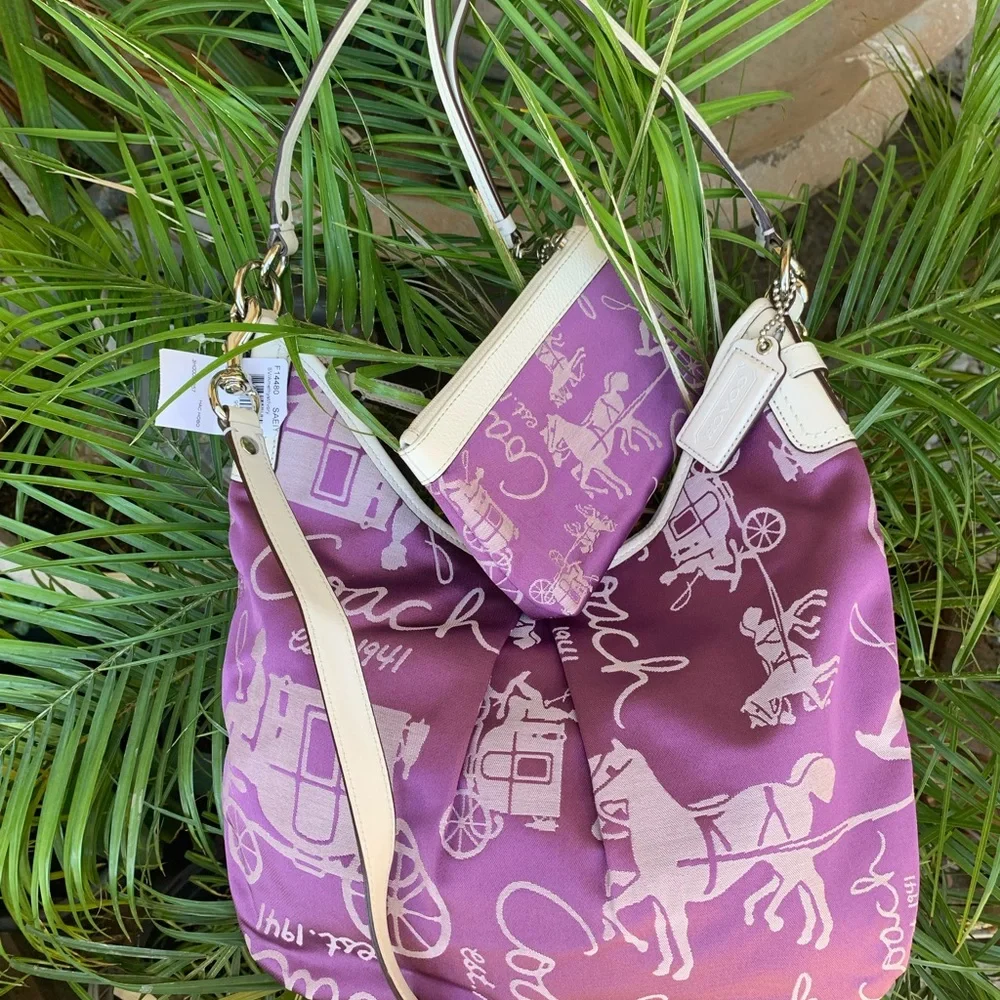 RARE NWT Coach Horse and Carriage Hobo/Crossbody & Matching Wristlet